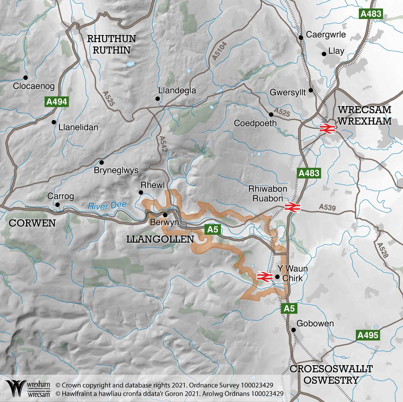 Pontcysyllte Aqueduct and Canal World Heritage site - Getting here