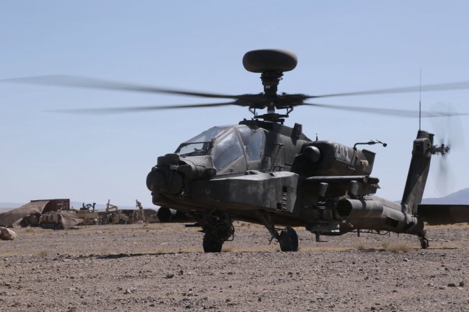 an apache helicopter