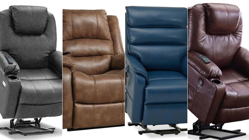 The best power lift recliners arranged in a row