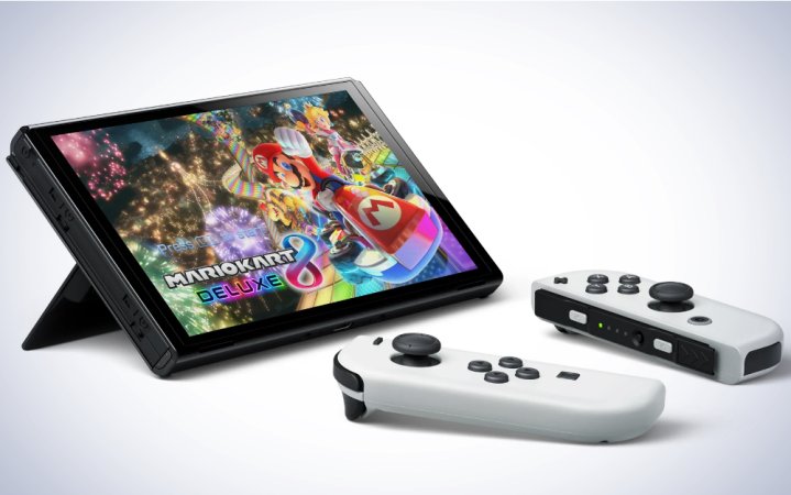  Nintendo Switch OLED Edition Mario Kart Bundle