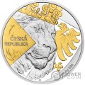 CZECH LION 1 Oz Silver Coin 2$ Niue 2024