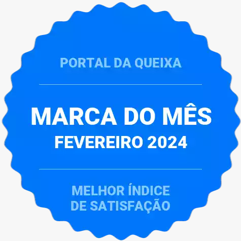 Marca do mês Fevereiro 2024 (Portal da queixa)