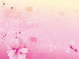 Abstract Pink Flowers Template Backgrounds