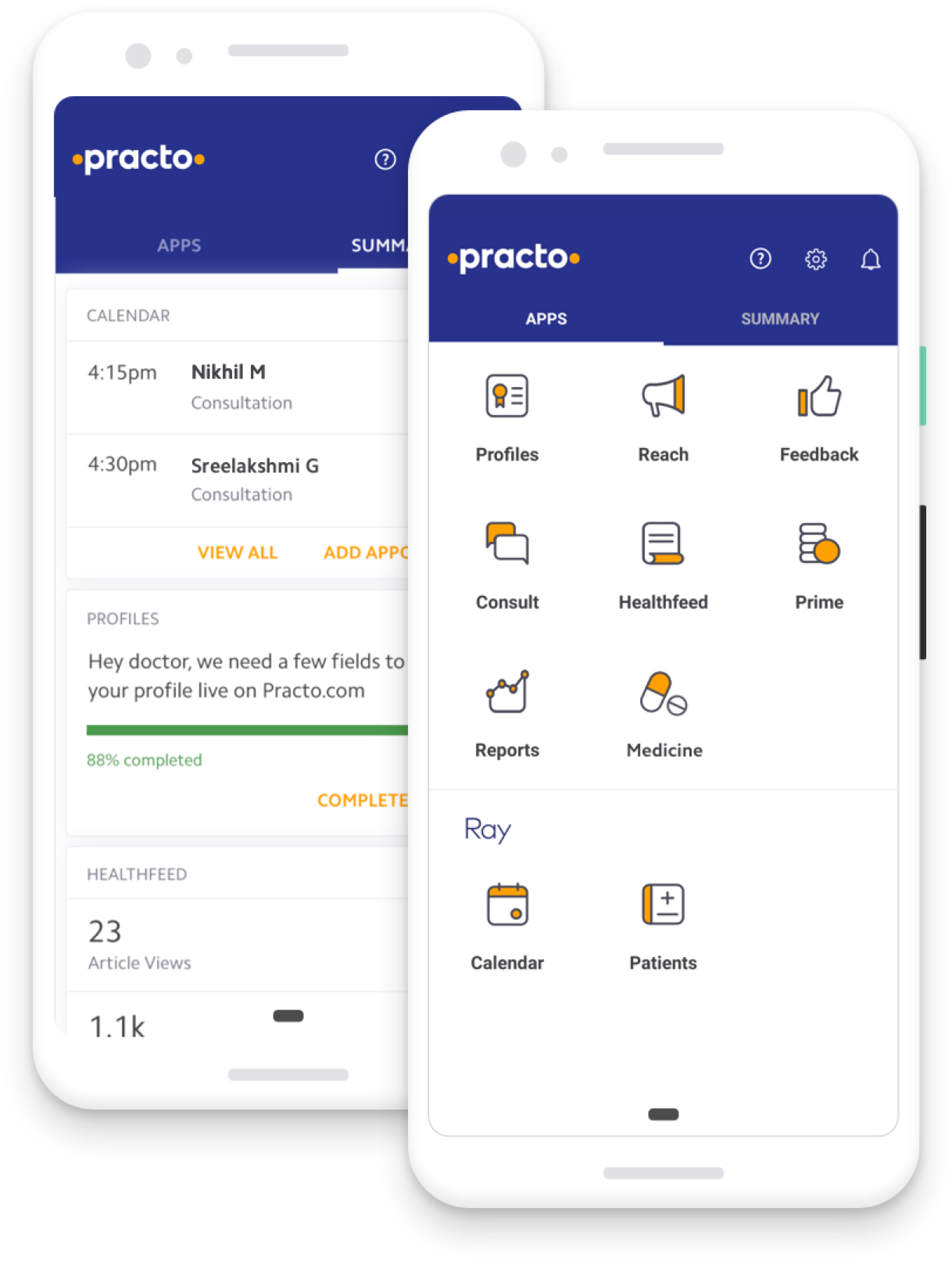 Practo Pro app