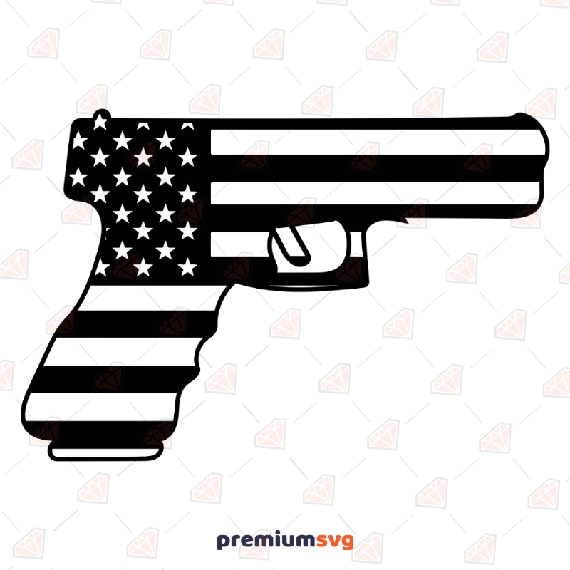 Rifle Flag Svg, Bullet Flag Svg, 2nd Amendment SVG, Riffle, 58% OFF