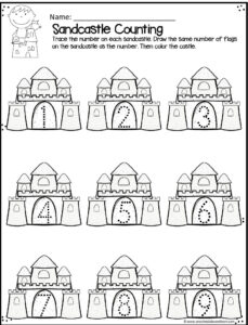 Summer Sandcastle color and trace numbers