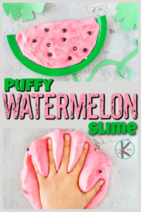 fluffy watermelon slime