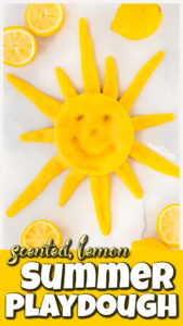 Nothing says summer like a big refreshing glass of lemonade. This summer activity for kids uses that fun lemon smell in batch of easy-to-make lemonade playdough. This lemon playdough recipe is quick and easy for toddler, preschool, pre-k, kindergarten, first grade, 2nd grade, and 3rd graders to play with. You will love this playdoh recipe for children!