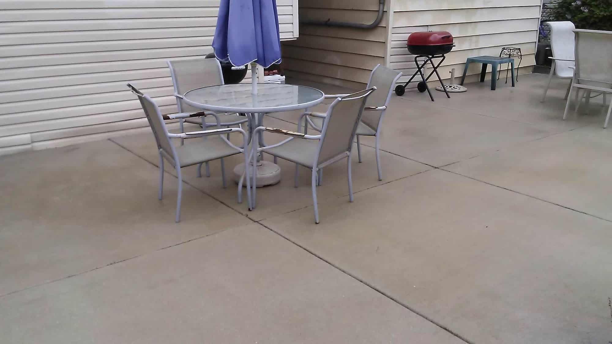 Concrete Patio Pressure Washing Chicago