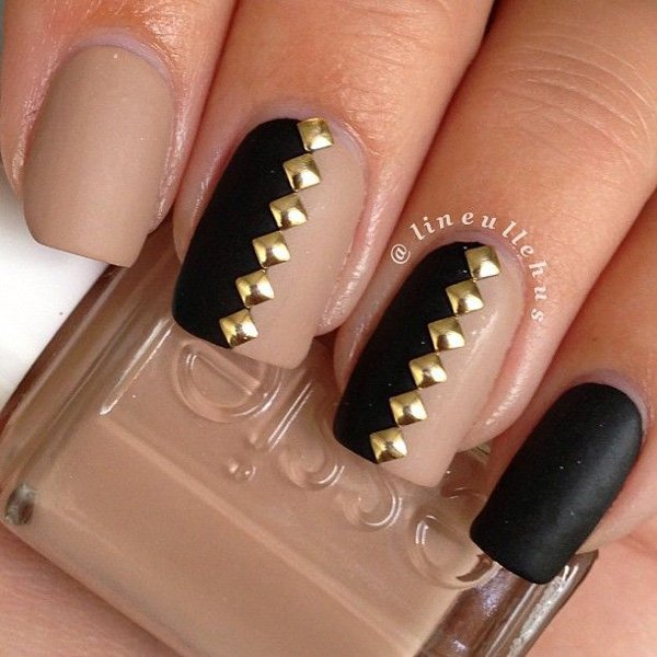 Classy Nude Nail Design