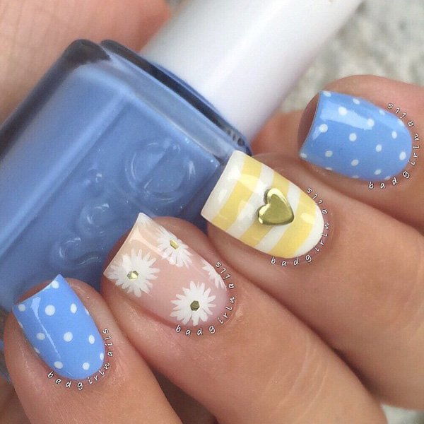 Colorful Falll Nail Design