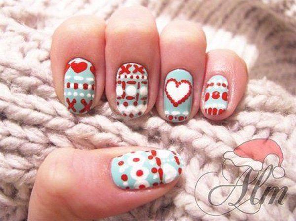 Cute Winter Nail Design