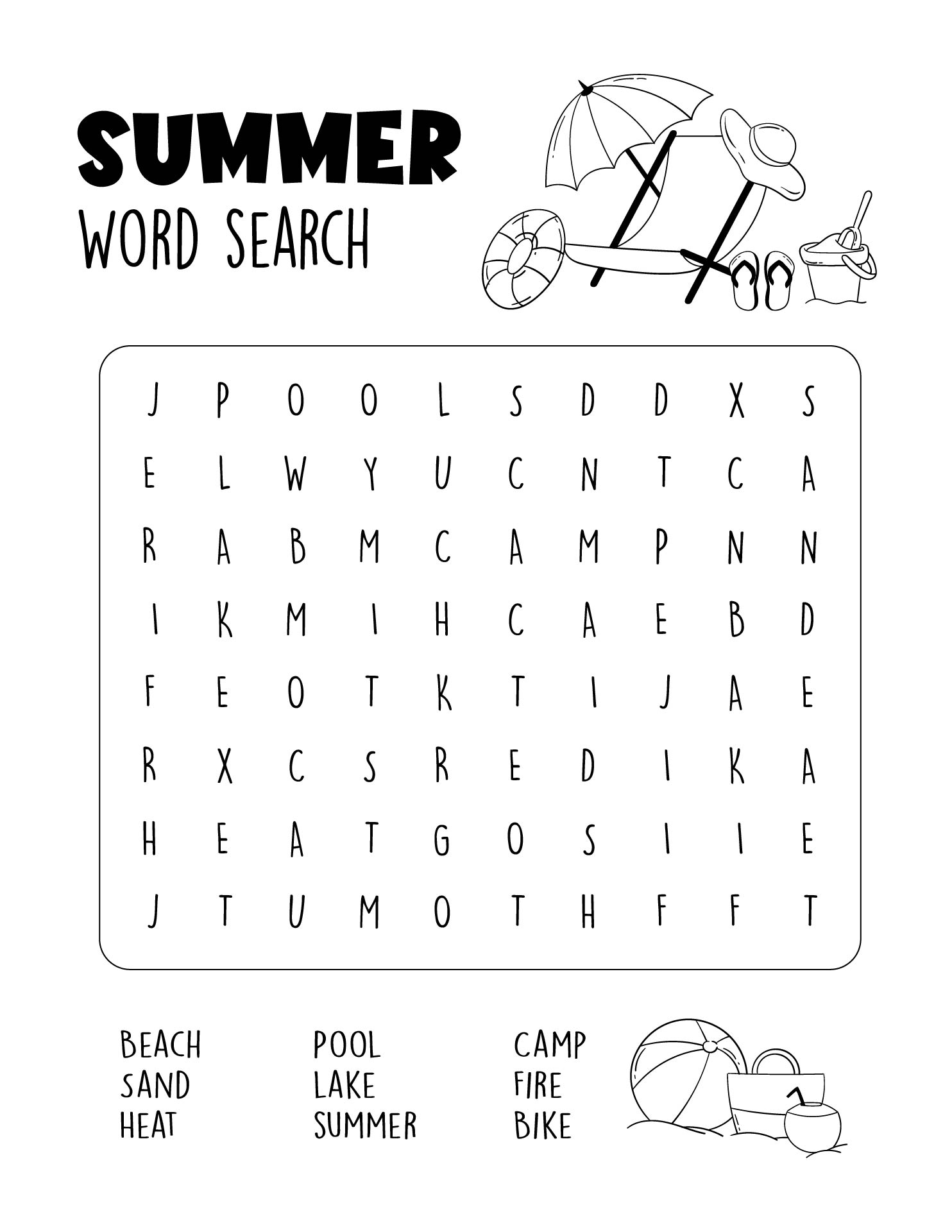 1st grade word search best coloring pages for kids - 5 best images of ...