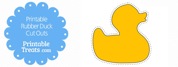 Rubber Duck Cut Outs Printable