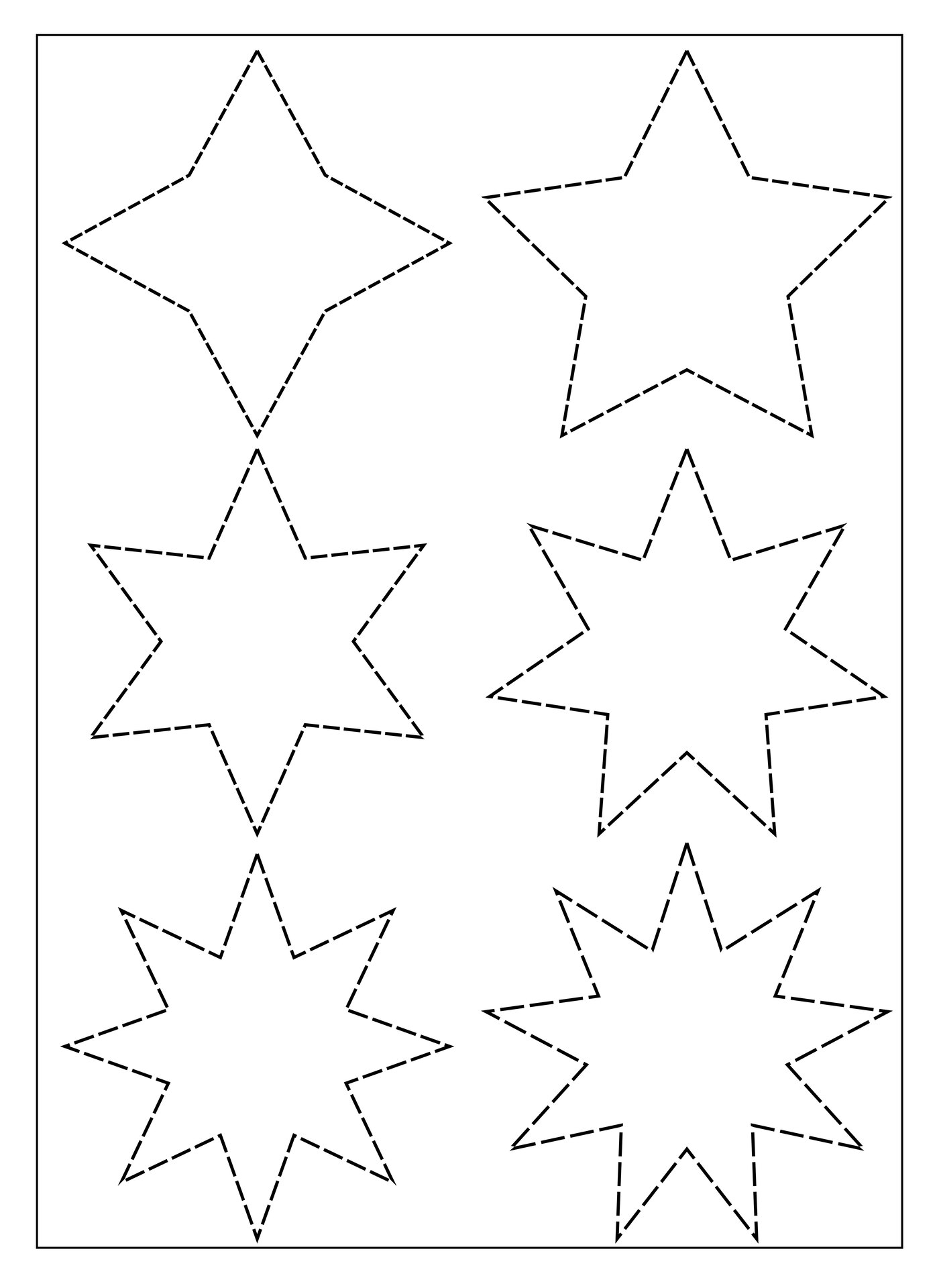 Star Cut Out Template