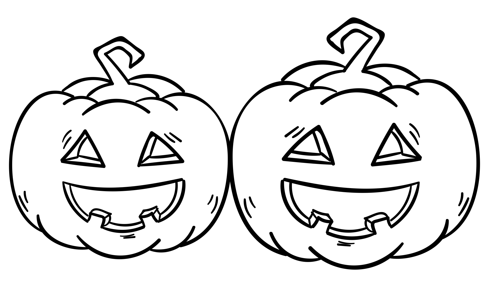  Halloween Printable Pumpkins Outline