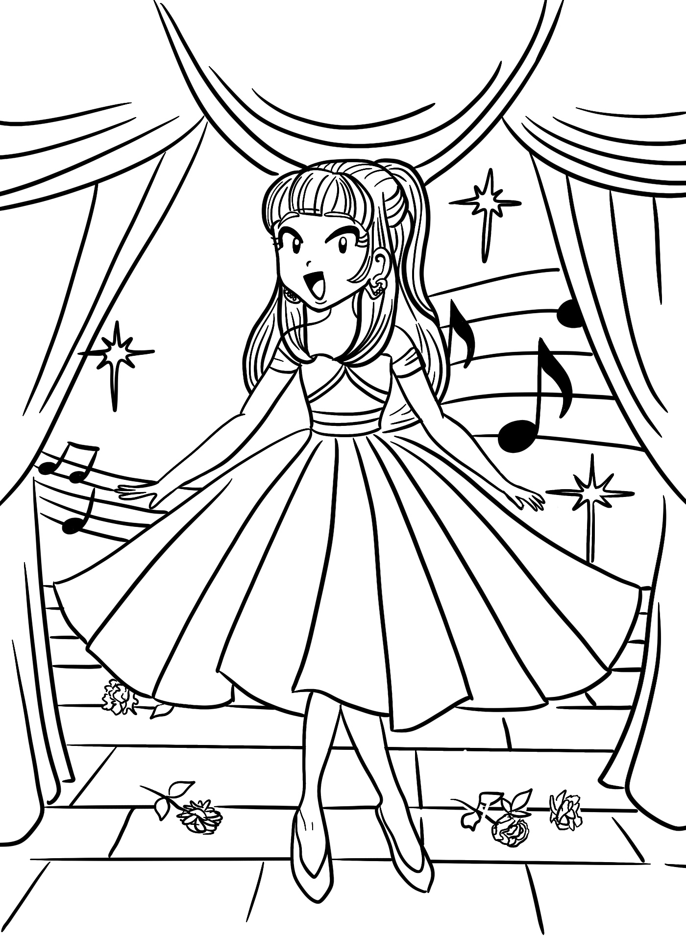 Dork Diaries Free Coloring Pages