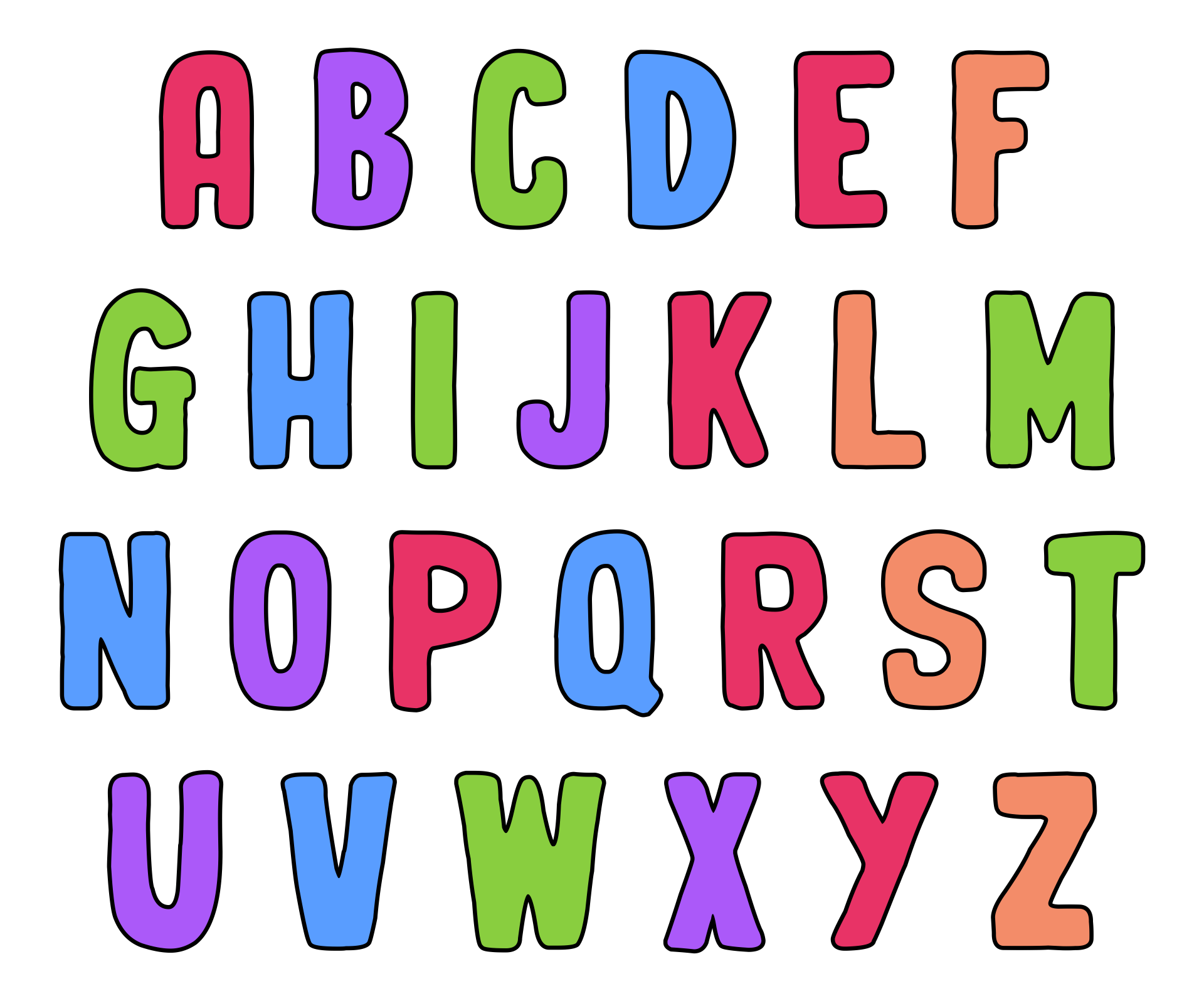 Printable Alphabet Letters