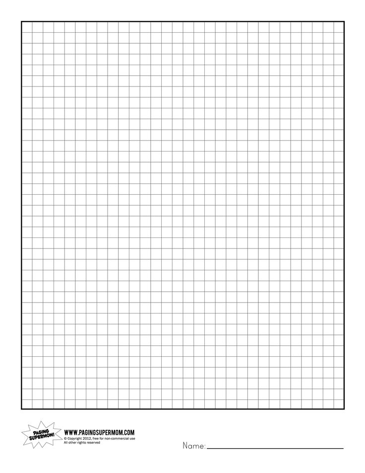 6 Best Images of Printable Graph Paper For Teachers - Free Printable ...