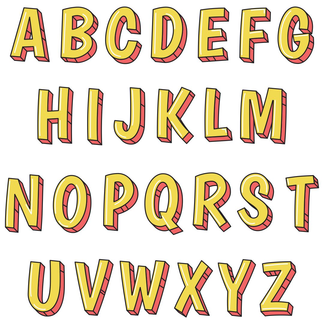 Large Alphabet Letters Print Out