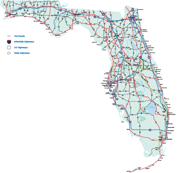 Printable Florida Map with Cities