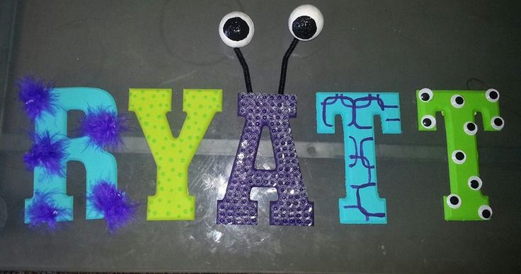 Monsters Inc Greek Letters