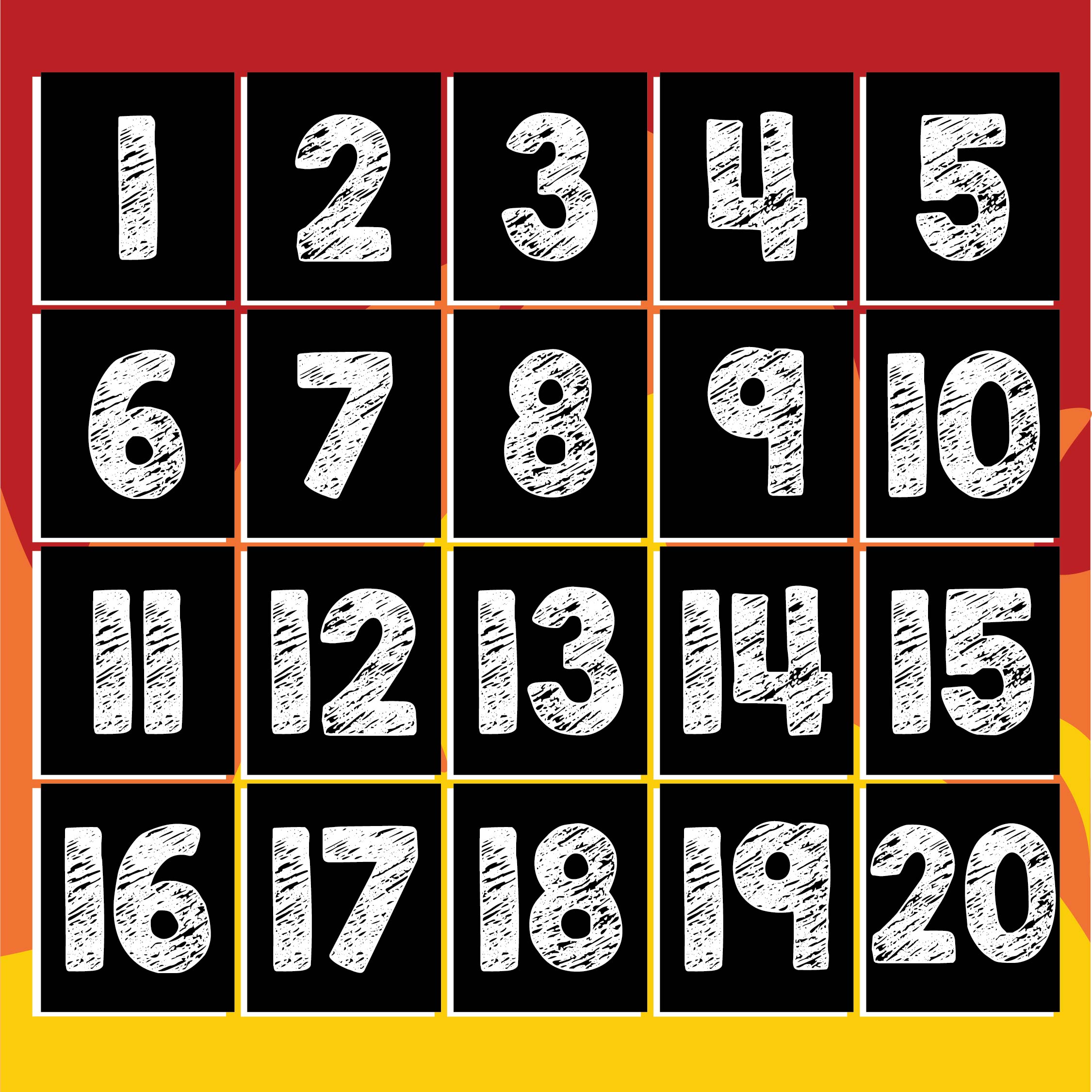 Numbers Printable