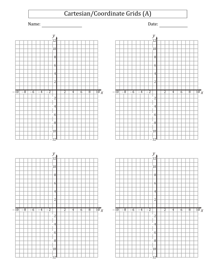 Free Printable Coordinate Grid Paper - Discover the Beauty of Printable ...