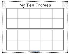 Printable Tens Frames Templates