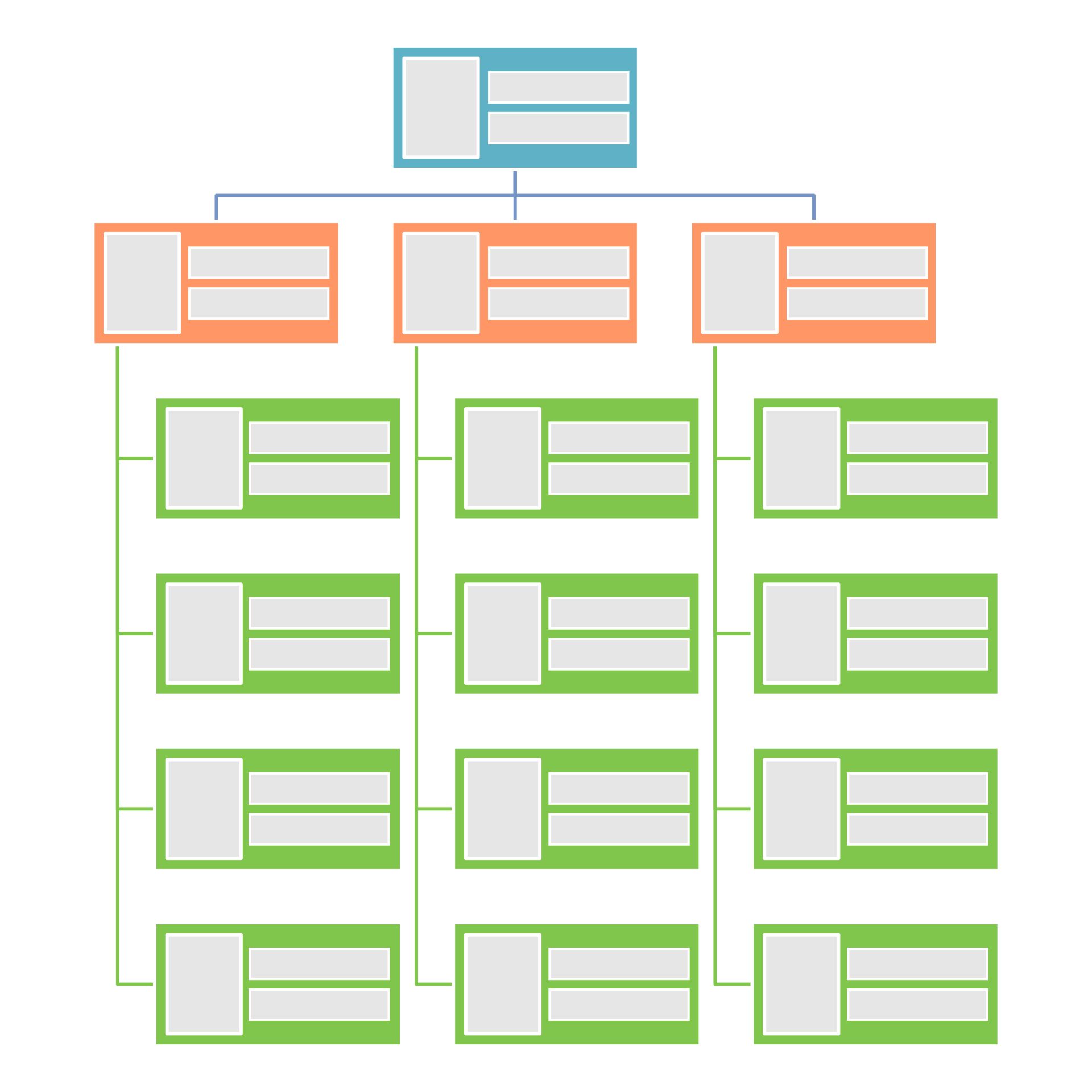 Organizational Chart Template Free - 10 Free PDF Printables | Printablee