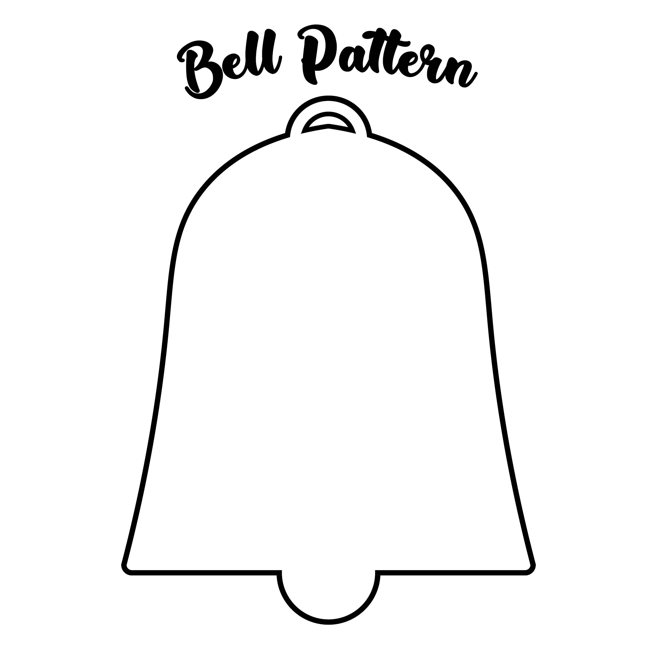 Printable Bell Template