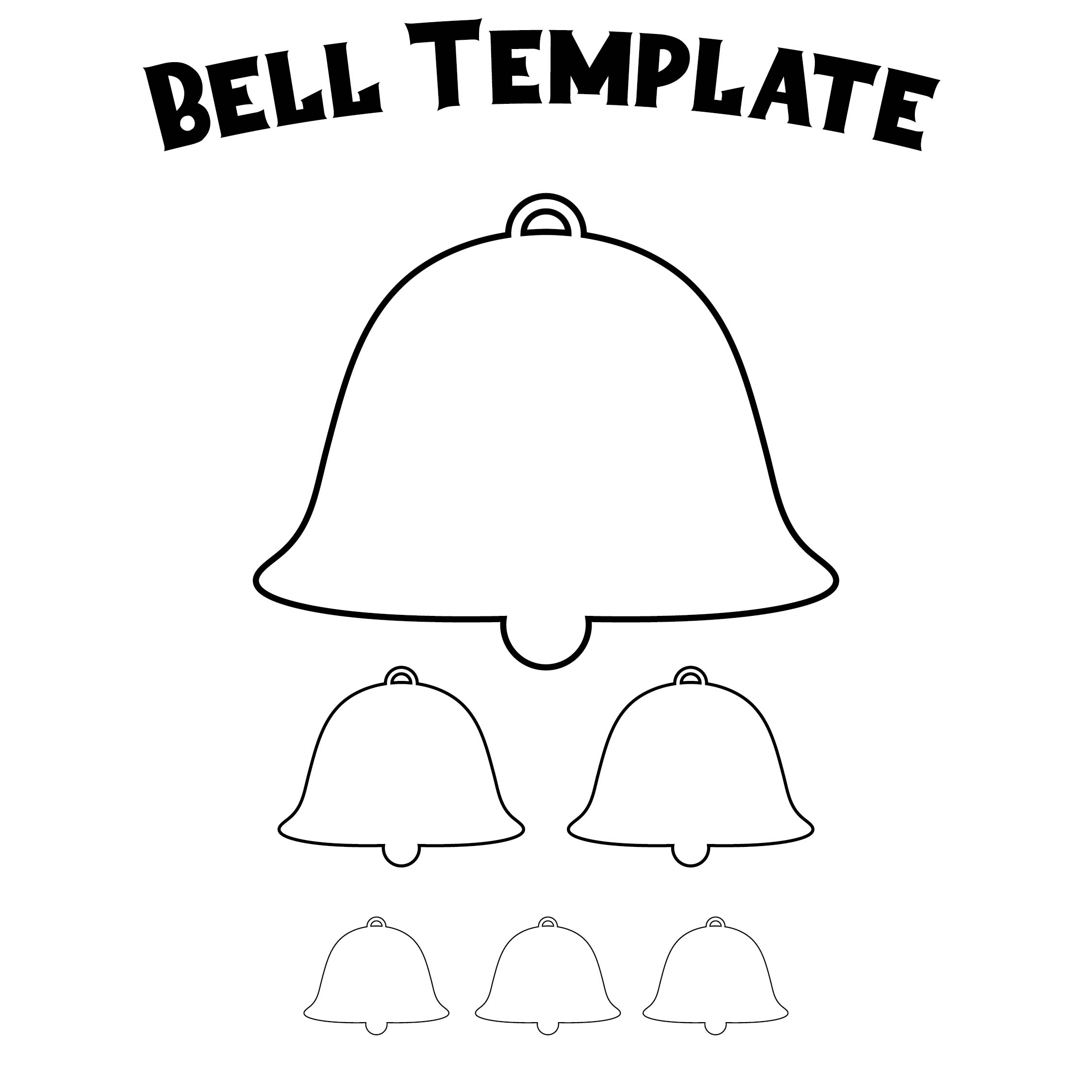 Printable Bell Template