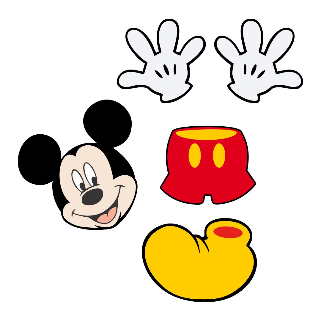 Cut Out Mickey Mouse Printables