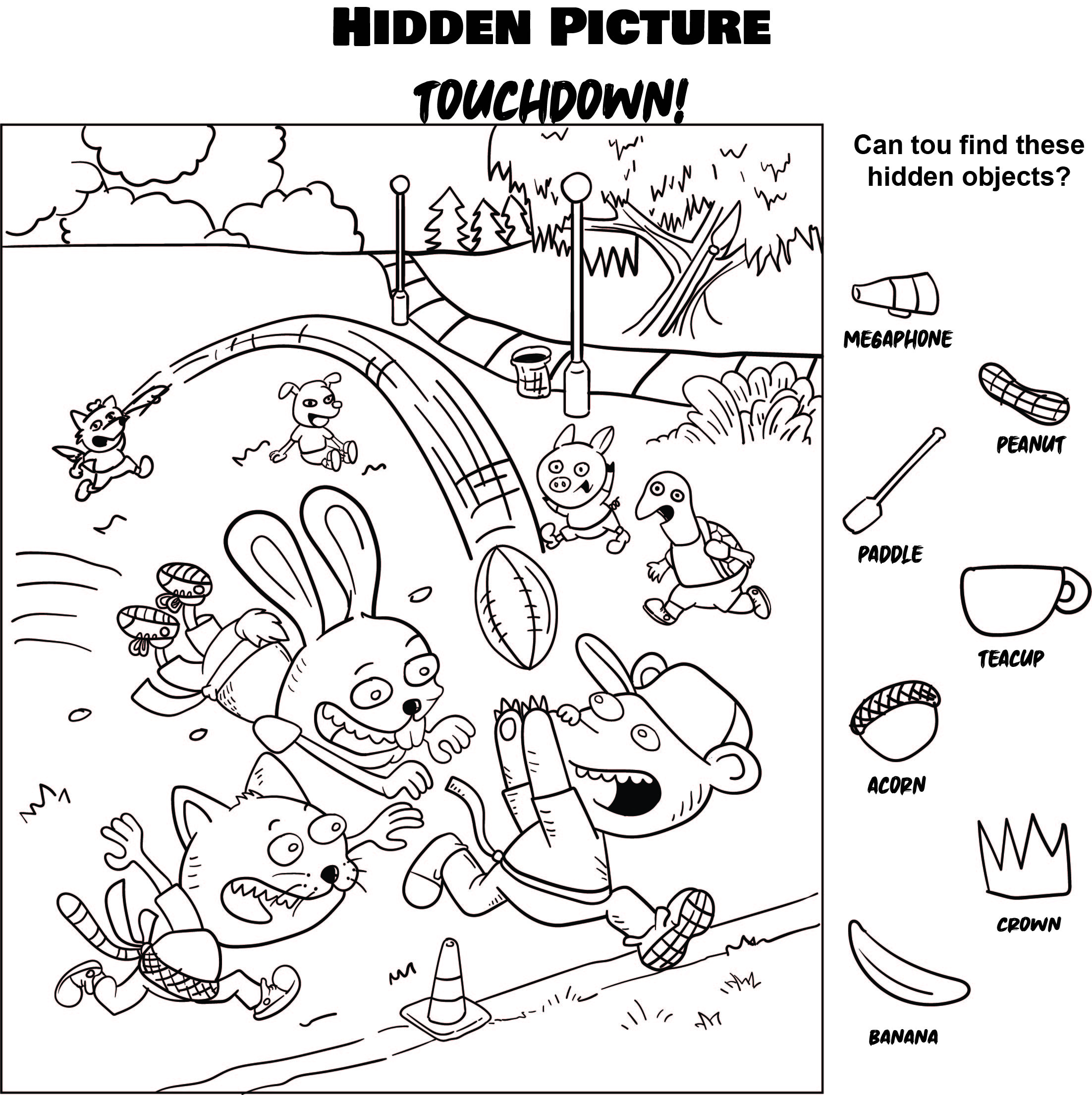 Free Hidden Picture Printables - Printable World Holiday