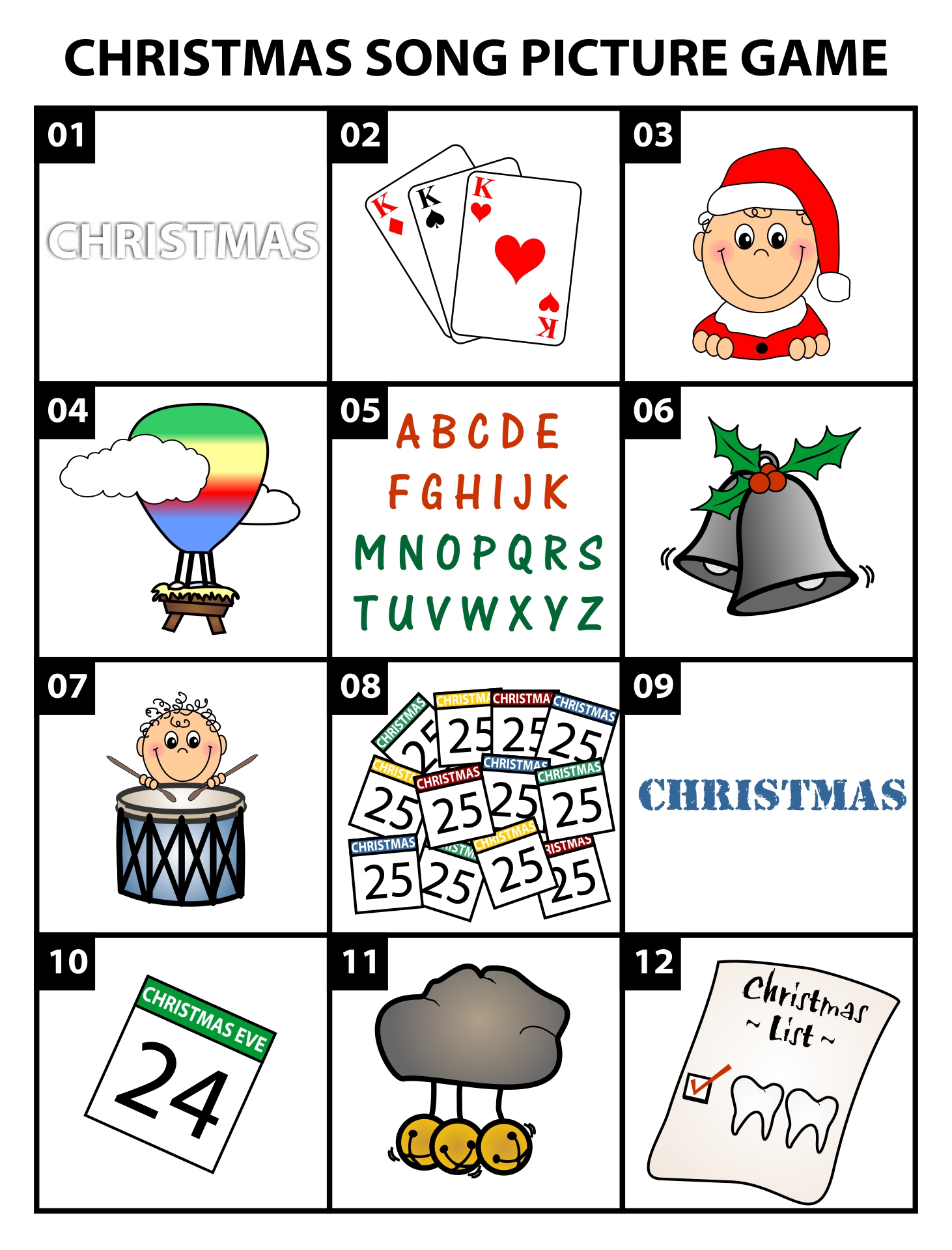 Christmas Rebus Puzzles