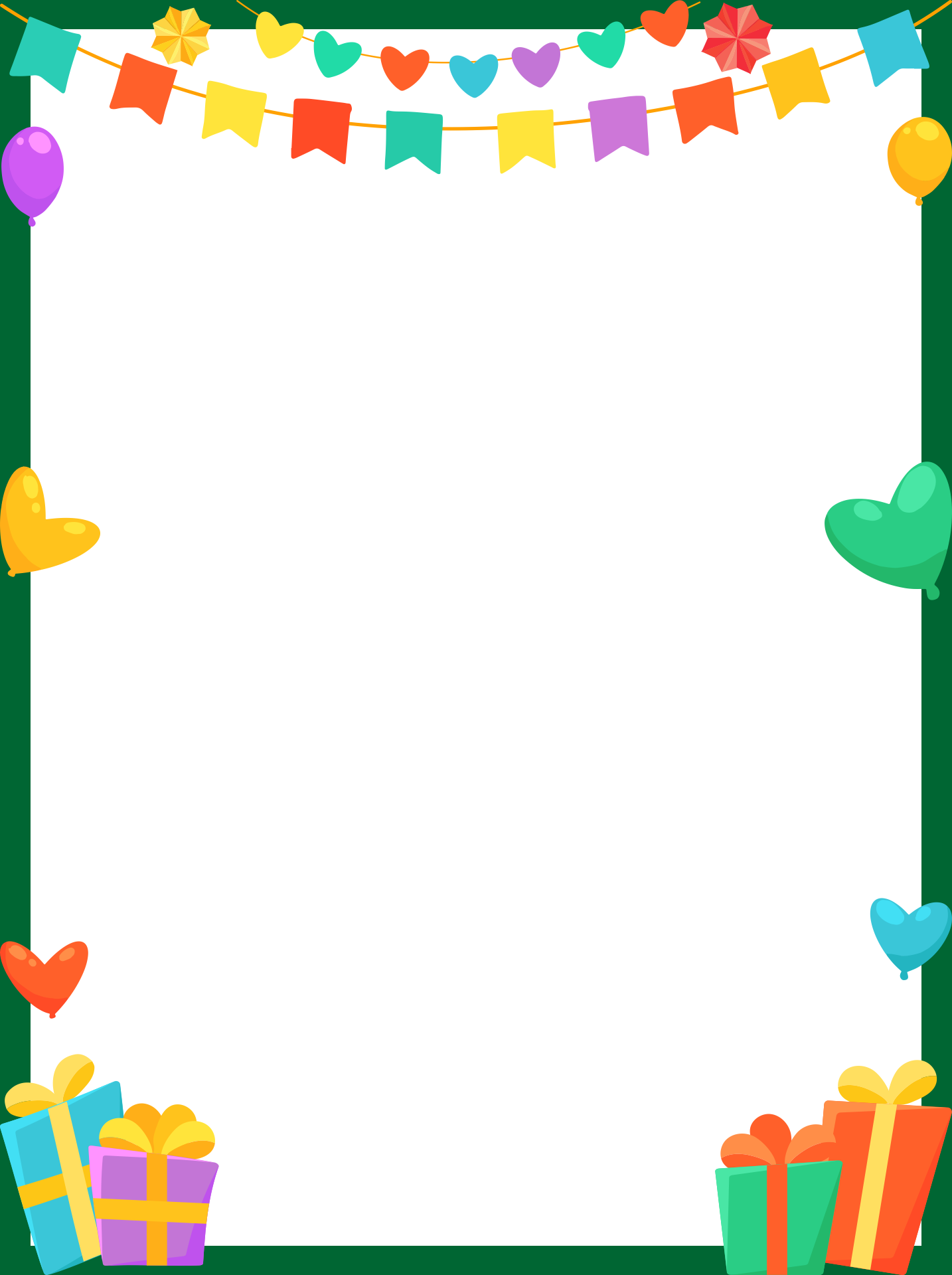 Clip Art Borders Free Birthday