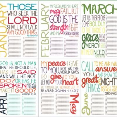 5 Best Images of Daily Bible Verse Calendar Printable - Free Daily ...