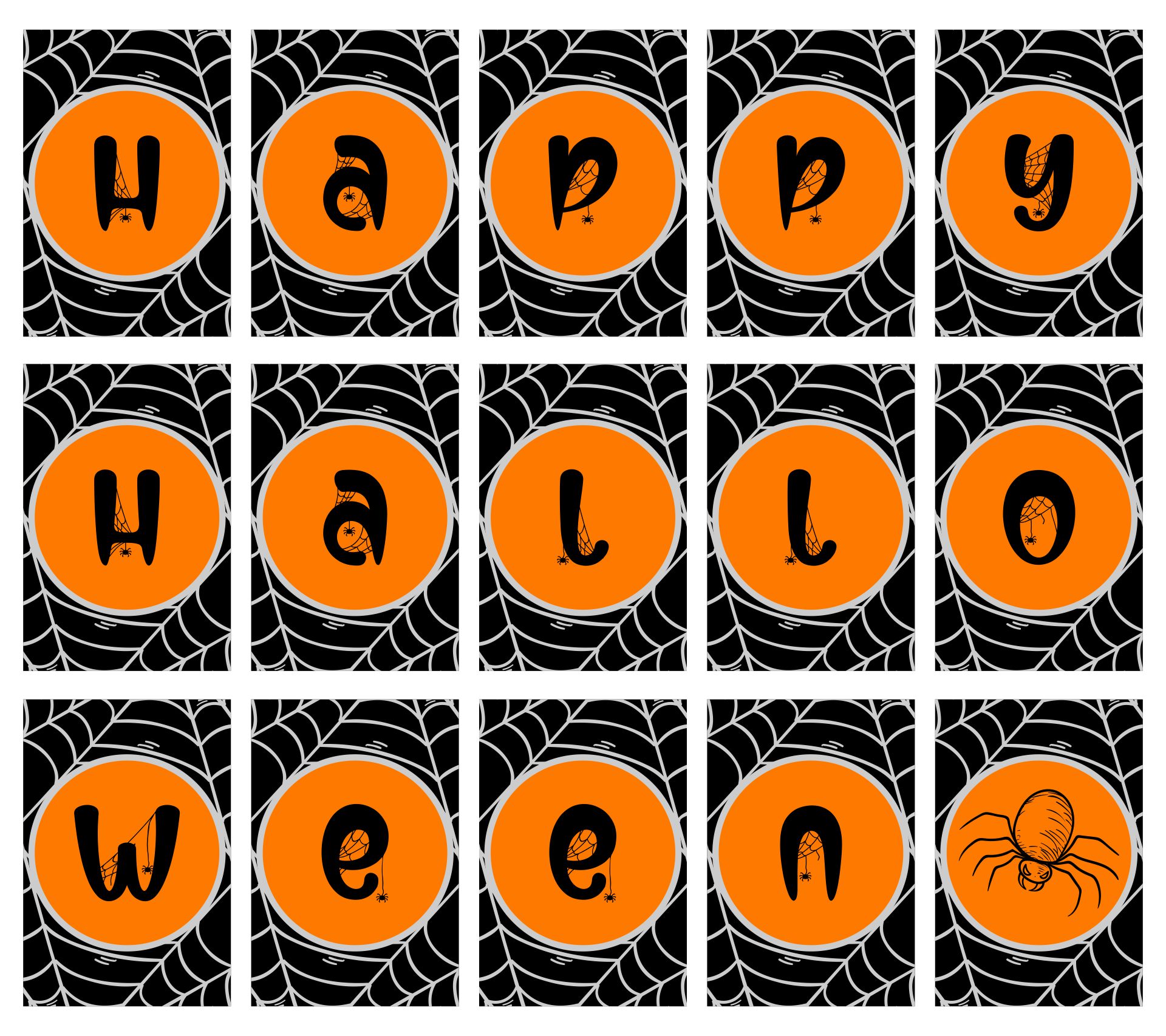 Free Printable Halloween Banner Templates