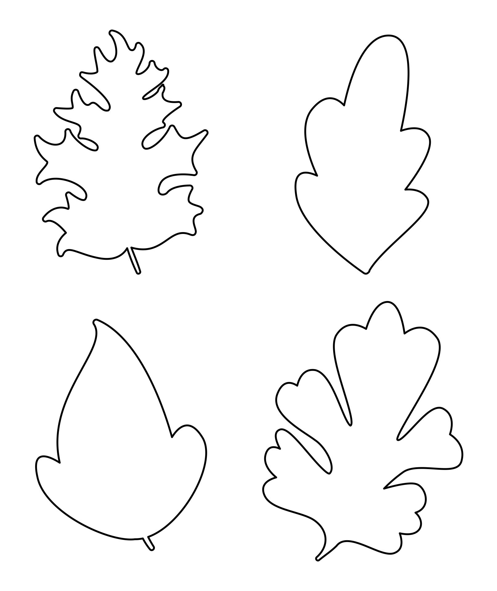 Leaf Pattern Template - 15 Free PDF Printables | Printablee