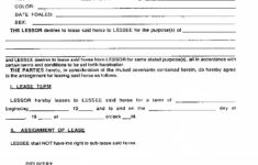 Residential Lease Agreement Forms Documents And PDFs