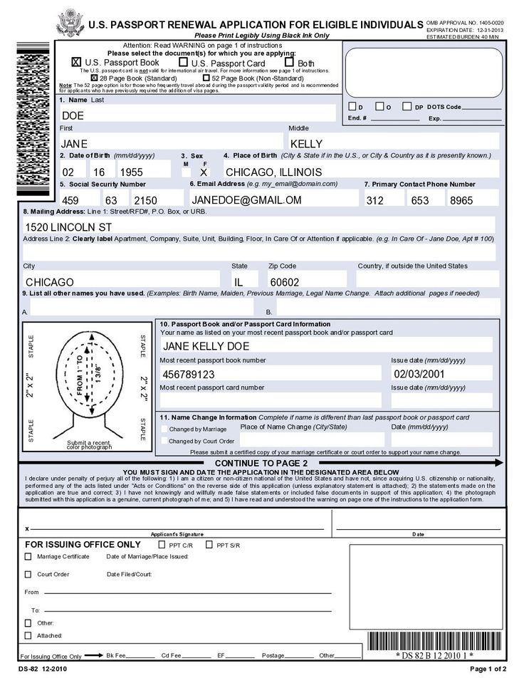 Passport Online Fillable Form - Printable Forms Free Online