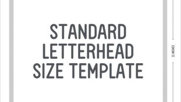 50. Standard Letterhead Size1