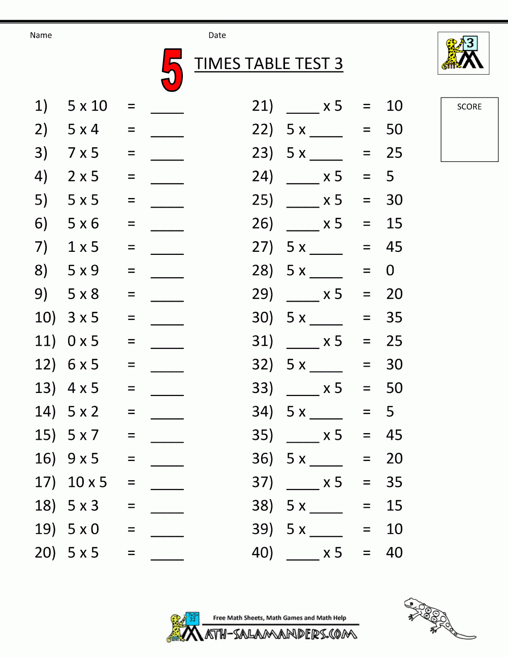 Pin On Math for Printable Multiplication Worksheets 3S