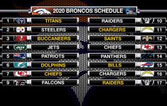 Broncos Release 2020 21 Schedule