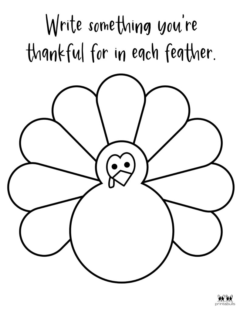 I Am Thankful For Printable