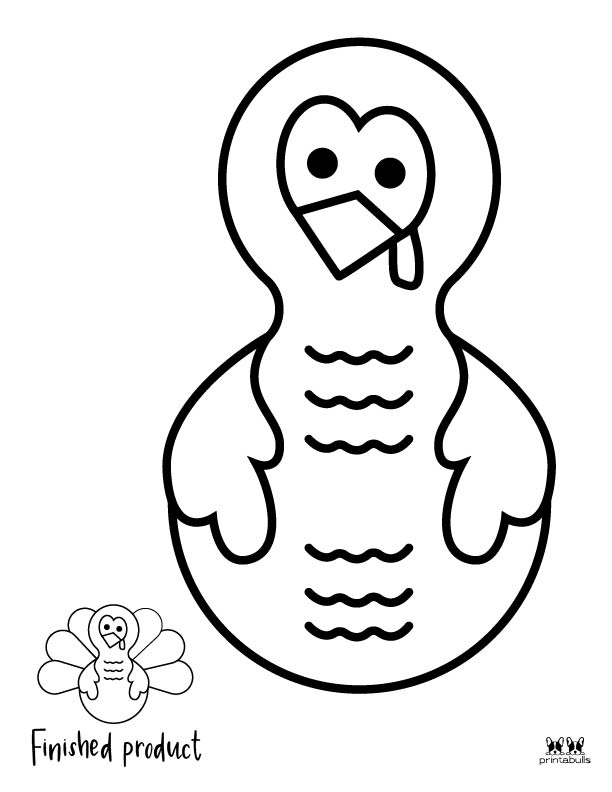 25 Free Printable Turkey Templates - PrintaBulk