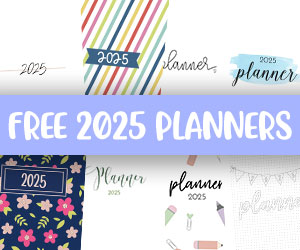 free printable 2025 planners