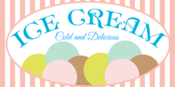 Classic Ice Cream Banner