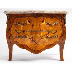 Miniature Chest Of Drawers For Jewelry Late Nineteenth Century