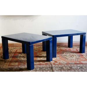 1970s Pair Of Italian Designer Coffee Tables Style Of Kazuhide Takahama